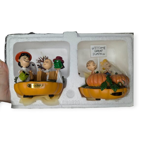 NWT Hawthorn Village Peanuts- It's The Great Pumpkin Collection I Got A Rock